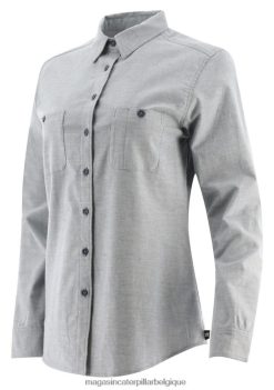 être Caterpillar femmes chemise oxford à manches longues Un jean bleu PH2264312 | hauts et vêtements d'extérieur