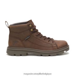 être Caterpillar Hommes botte imperméable module vrai marron PH2264184 | imperméable