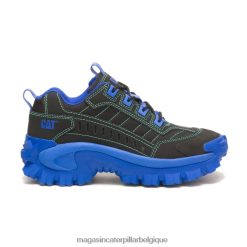 être Caterpillar Hommes chaussure suralimentée intrus noir/bleu PH2264120 | baskets épaisses décontractées