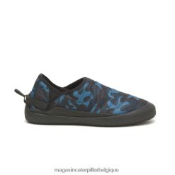 être Caterpillar Hommes enfiler croisé camouflage bleu PH2264172 | chaussures décontractées