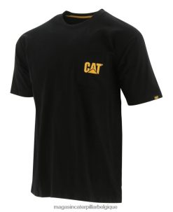 être Caterpillar Hommes t-shirt à poche à logo noir PH2264234 | hauts et vêtements d'extérieur