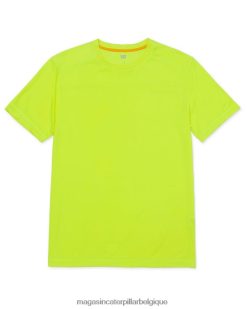 être Caterpillar Hommes t-shirt coolmax à manches courtes jaune haute visibilité PH2264219 | hauts et vêtements d'extérieur