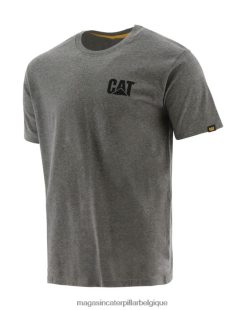 être Caterpillar Hommes t-shirt de marque gris chiné foncé PH2264213 | hauts et vêtements d'extérieur