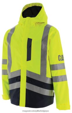 être Caterpillar Hommes veste de pluie haute visibilité jaune haute visibilité PH2264220 | hauts et vêtements d'extérieur